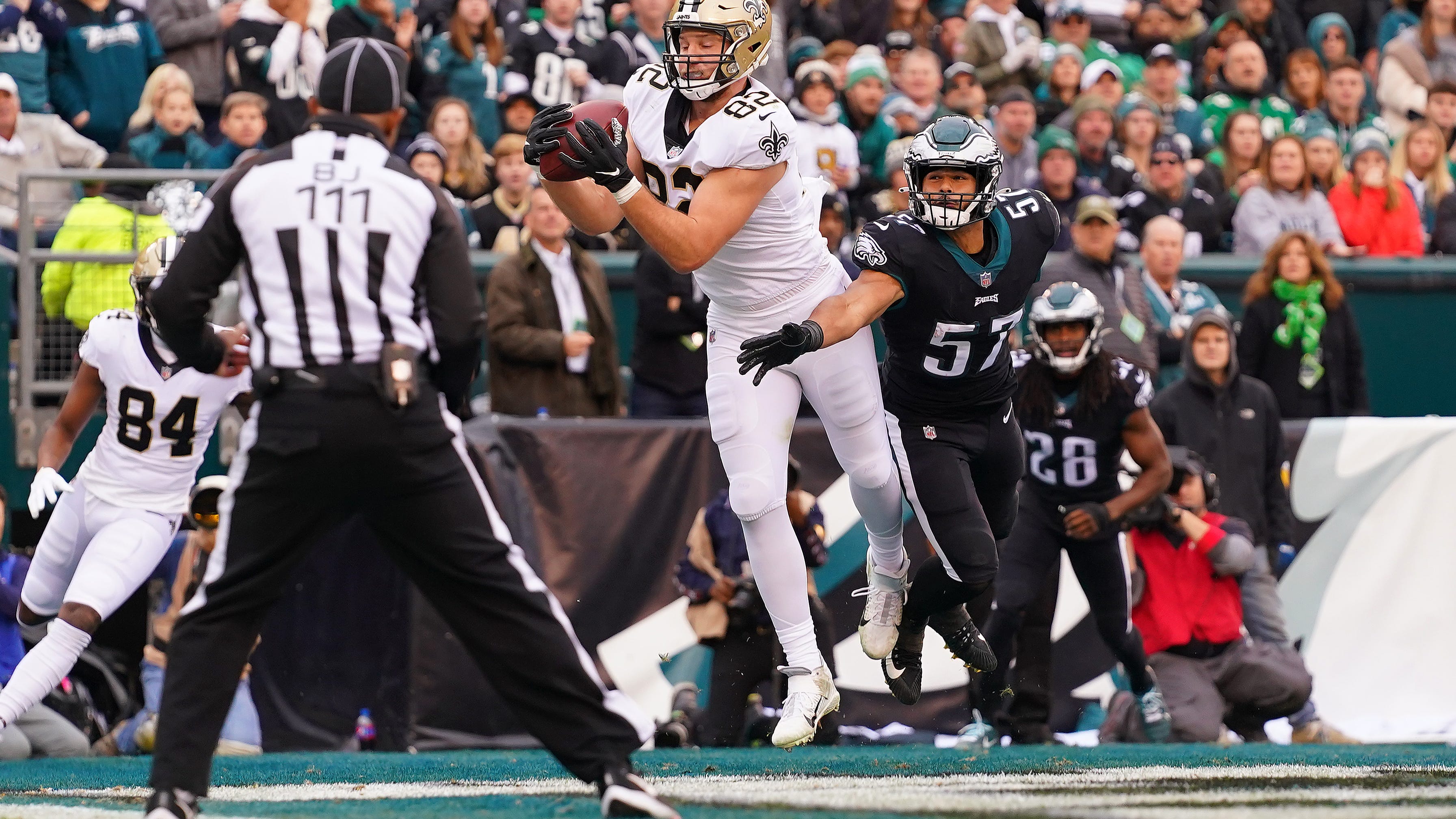 Saints TE Adam Trautman out 4-6 weeks with knee injury after best career game: report