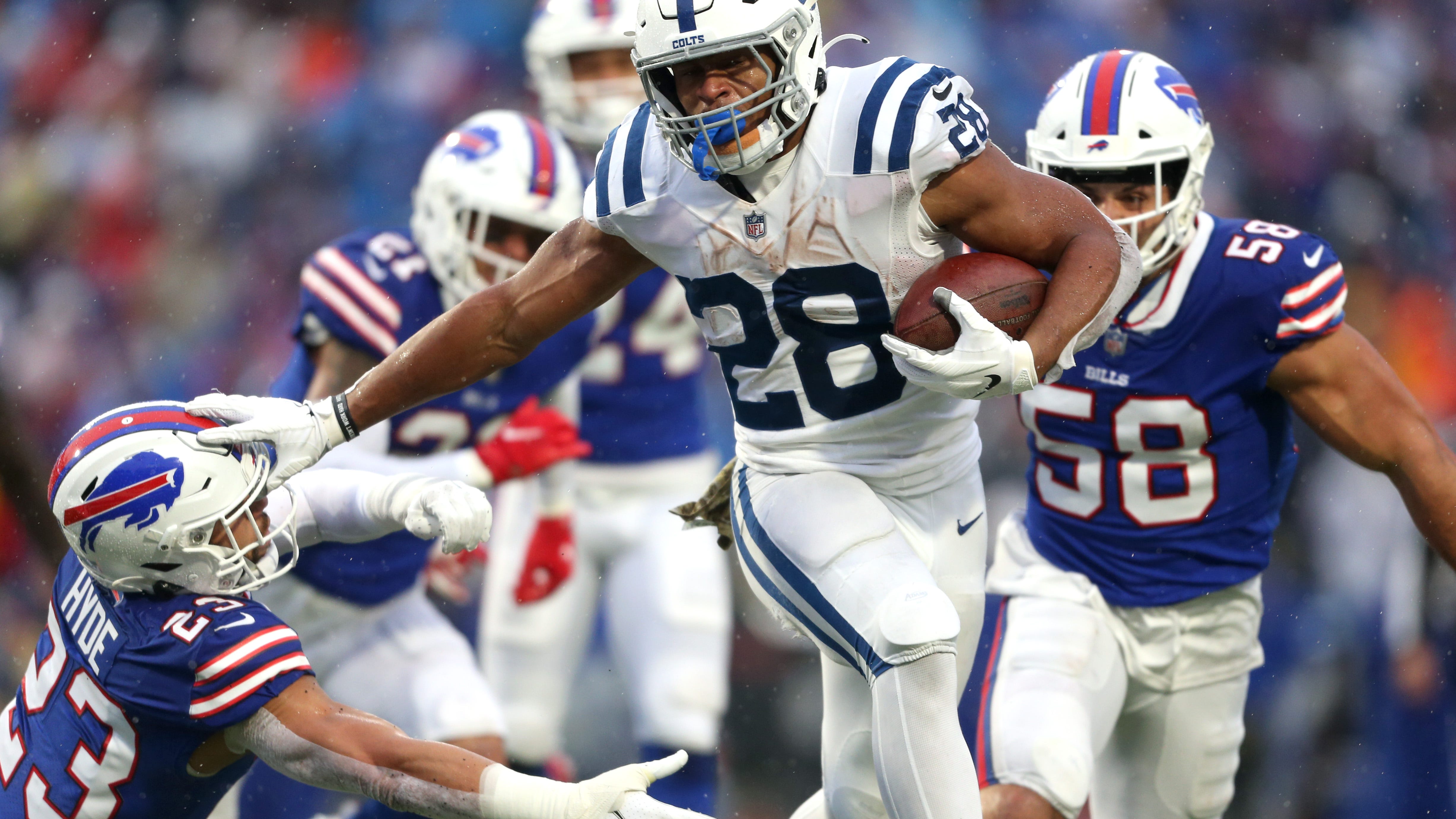 Bills can't contain Jonathan Taylor, blown out by Colts in Orchard Park