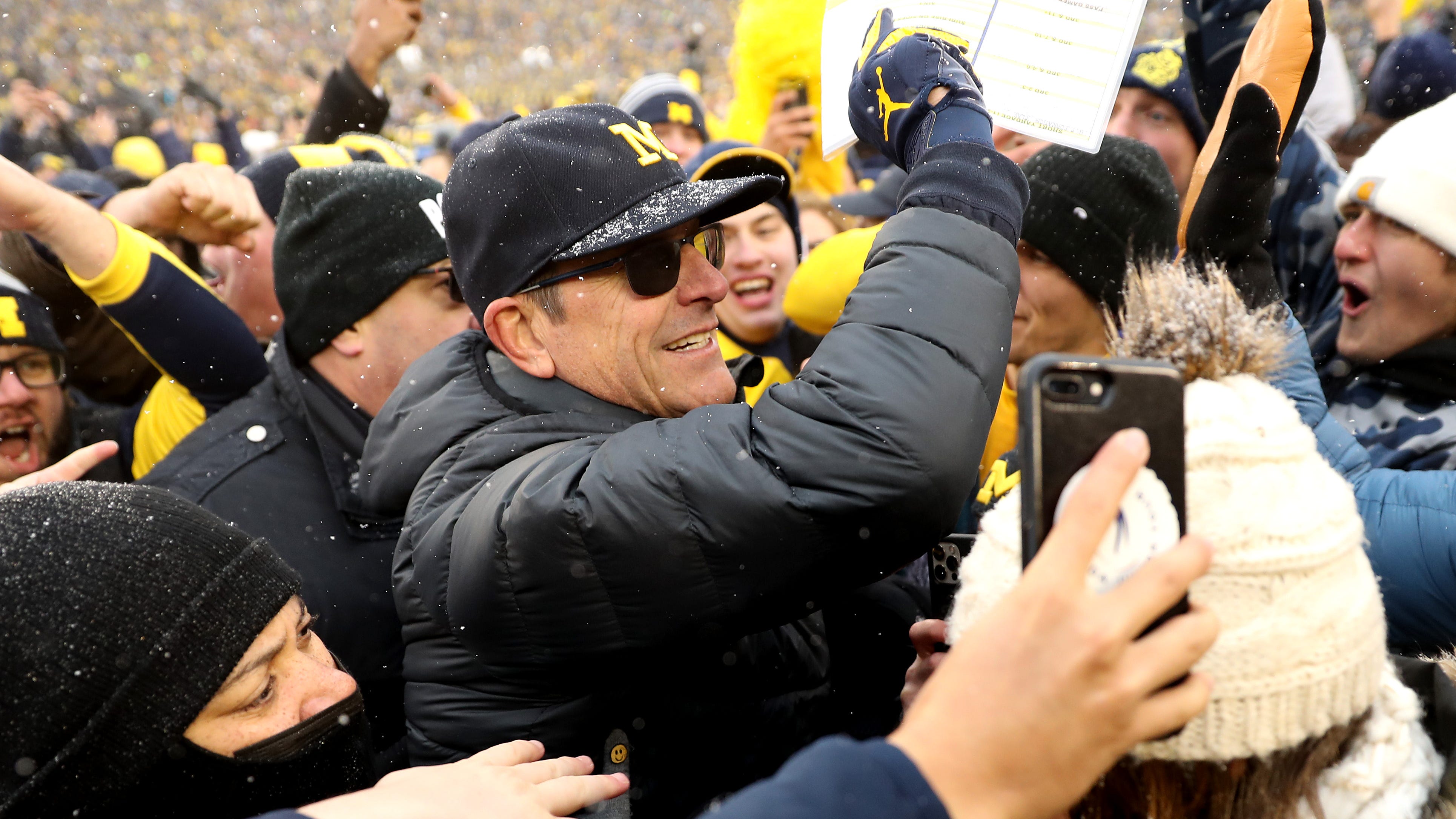 Harbaugh to donate bonus money to COVID-affected workers in UM athletic department