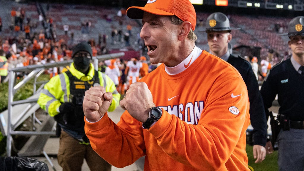 Dabo Swinney on the NCAA transfer portal: 'It's chaos, education is like the last thing now'