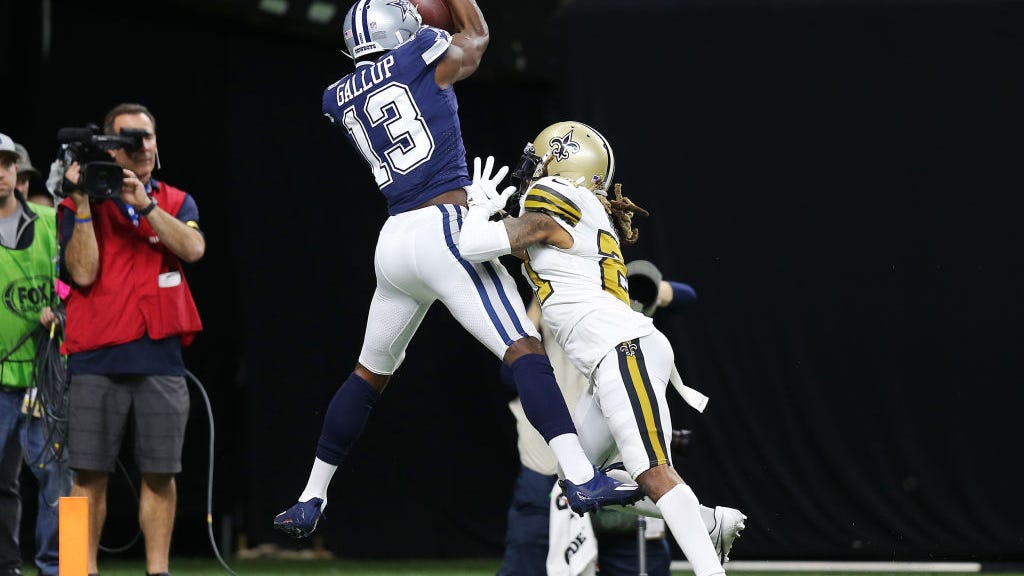 Social media reacts to Cowboys WR Michael Gallup's incredible TD grab