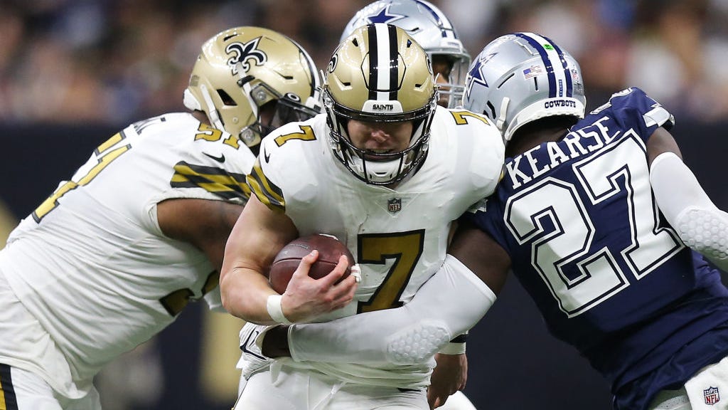 Taysom Hill on finger injury, splint worn in Saints loss to Cowboys: 'It's not broken'