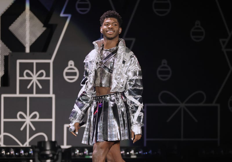Lil Nas X performs at the iHeartRadio 102.7 KIIS FM's Jingle Ball 2021, a music festival in Los Angeles, CA.