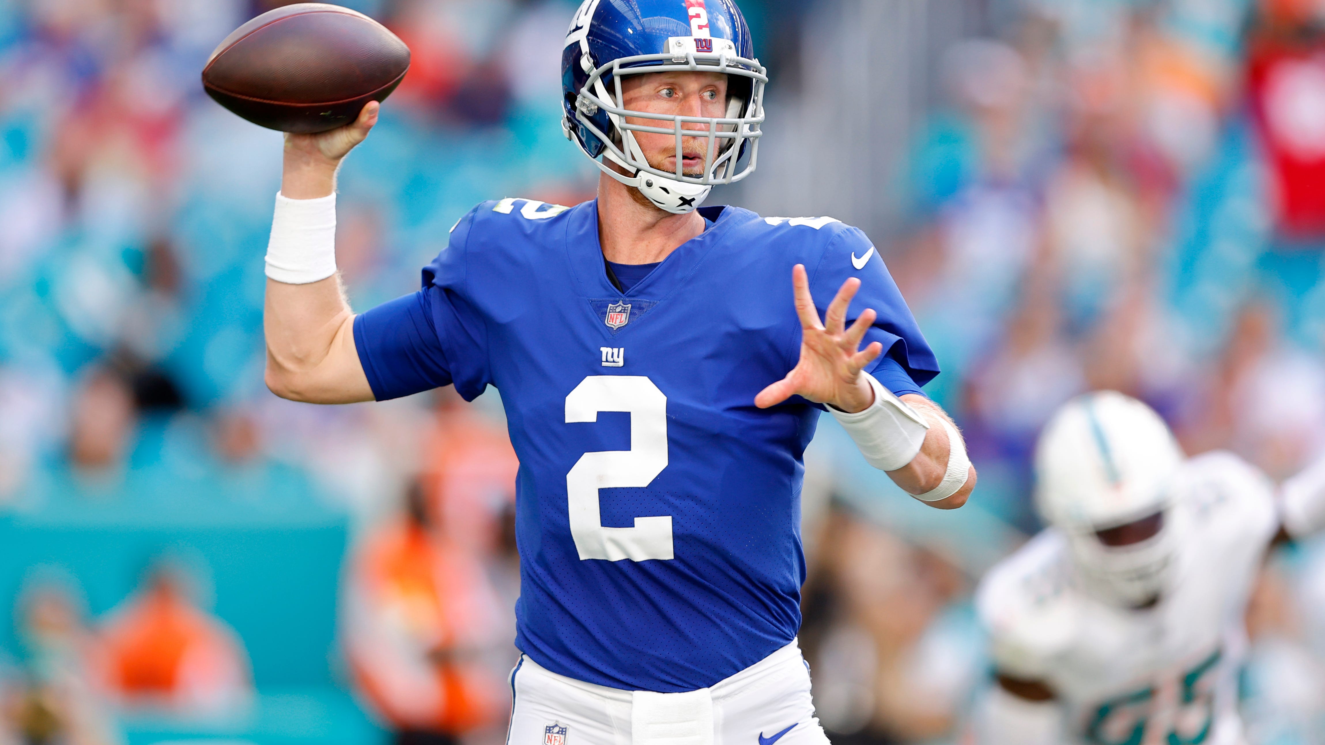 Mike Glennon suffers concussion in Giants' loss, team unsure of QB situation vs. Chargers