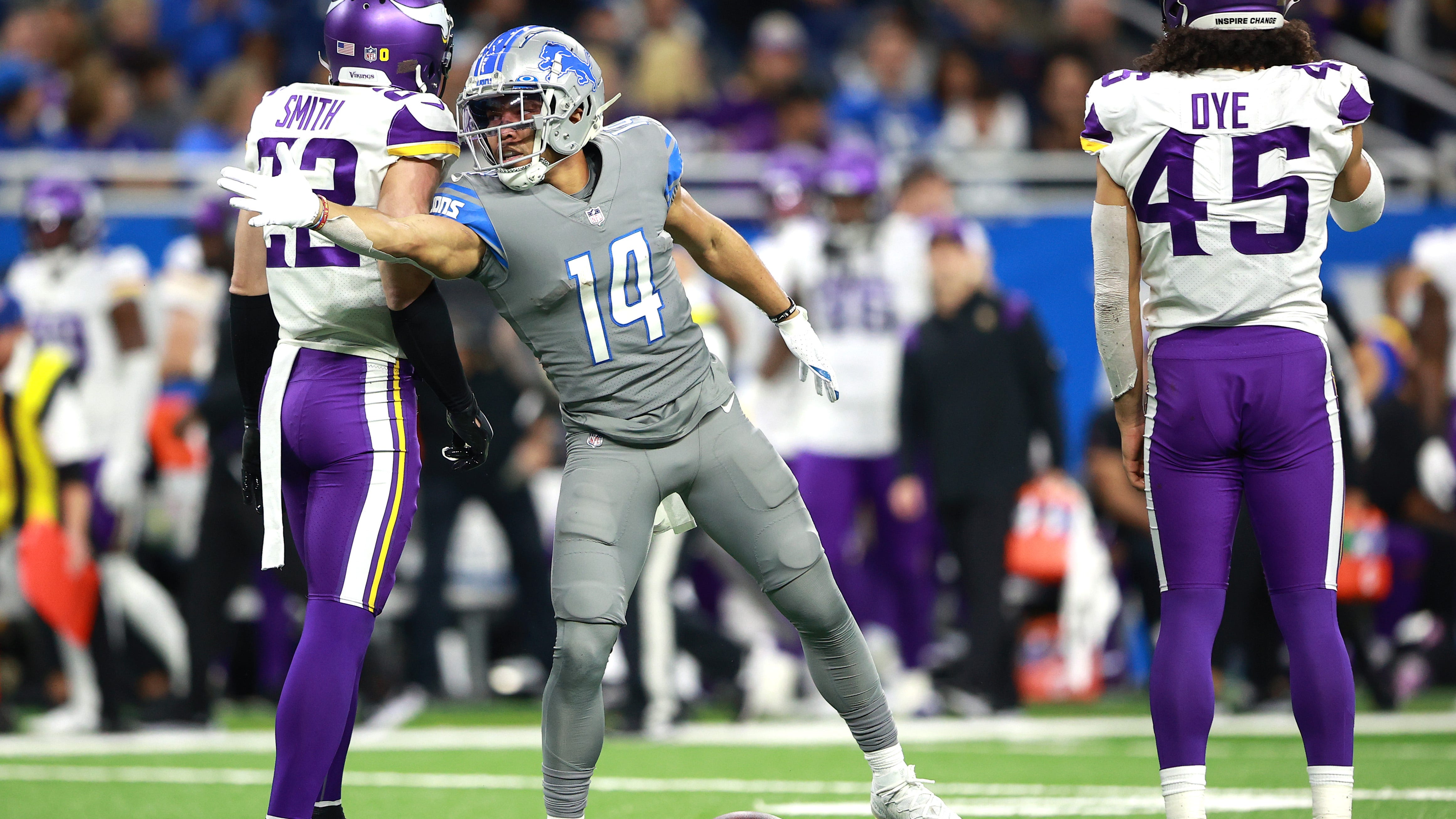 Jared Goff really wants you to know Amon-Ra St. Brown is a stud