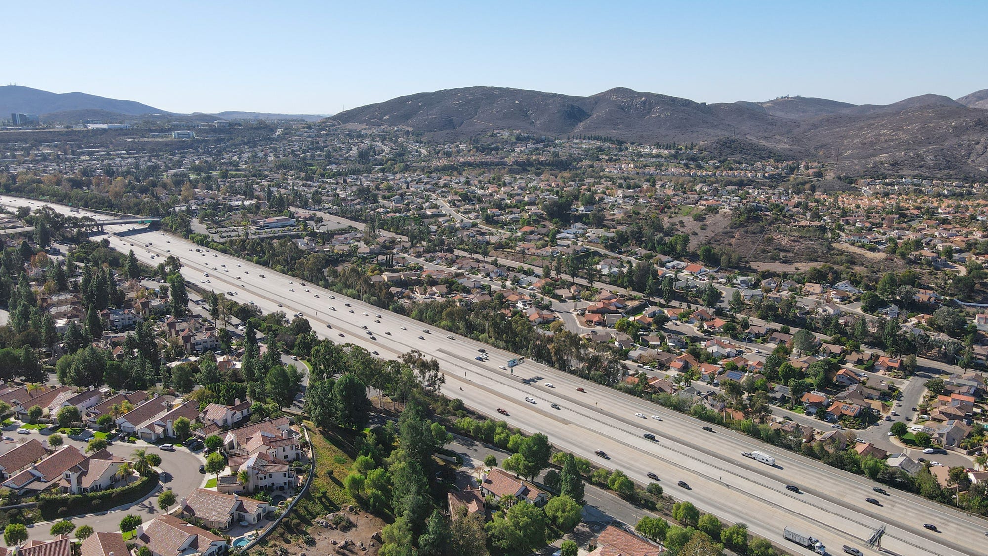 Driver opens fire on pickup truck in alleged road rage incident on 15 Freeway
