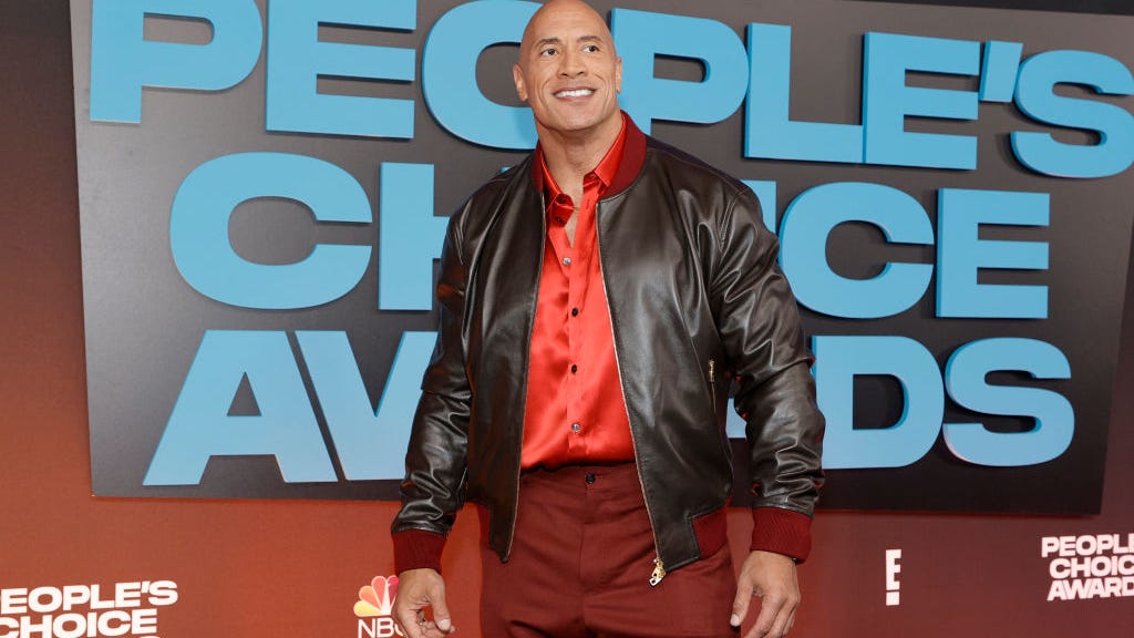 Dwayne Johnson gives his People's Champion Award to Make-a-Wish teen