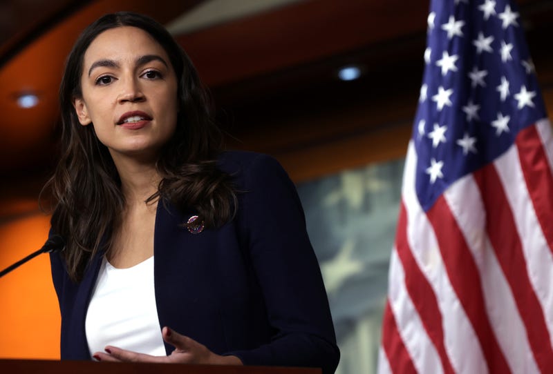 Rep. Alexandria Ocasio-Cortez at the U.S. Capitol