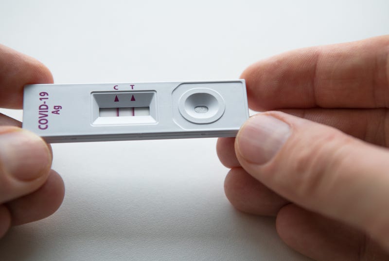 Positive COVID rapid test