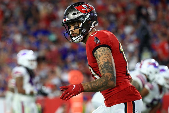 Mike Evans is the No. 8 wide receiver in the NFL in 2022. 