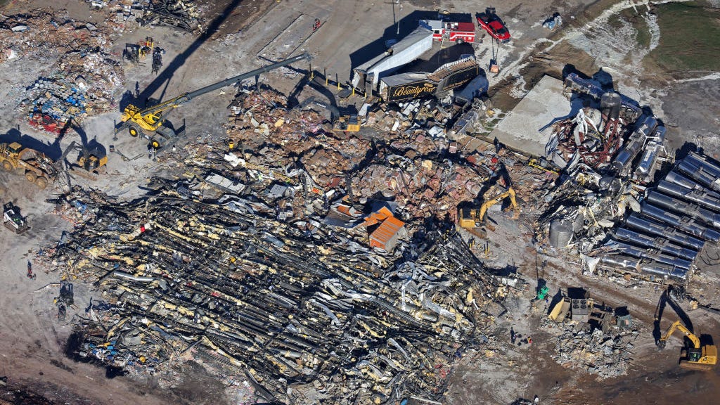 Candle factory workers were threatened with firing if they left before tornado