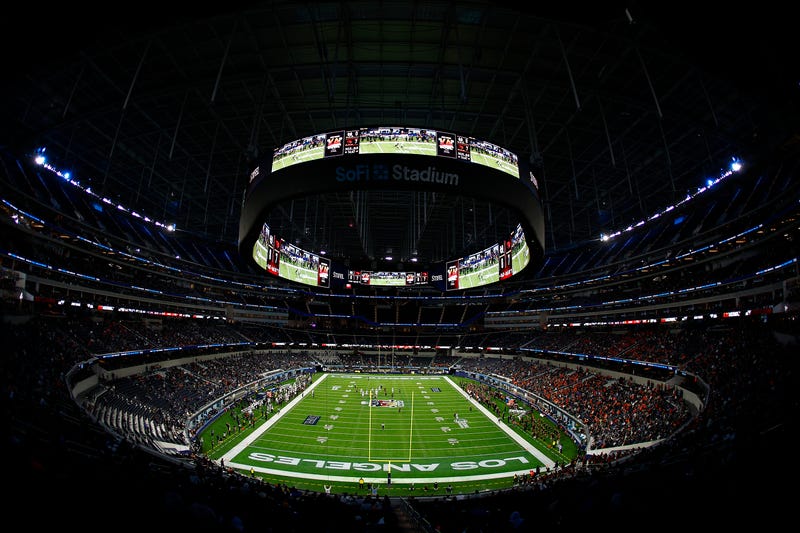 General view of the SoFi Stadium during the Jimmy Kimmel LA BOWL Presented by Stifel on December 18, 2021 in Inglewood, California.
