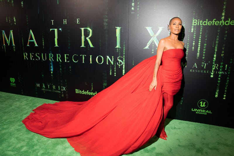 Jada Pinkett Smith attends "The Matrix Resurrections" Red Carpet U.S. Premiere Screening at The Castro Theatre on December 18, 2021 in San Francisco, California.