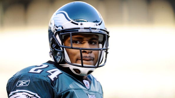 LeSean McCoy recalls Brent Celek burning Nnamdi Asomugha in first practice