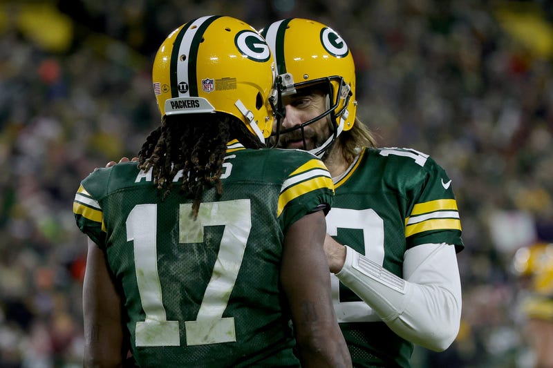 Aaron Rodgers and Davante Adams
