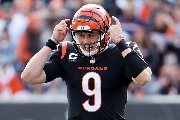 Joe Burrow and the Bengals will wear their black uniform tops in Week 1. 