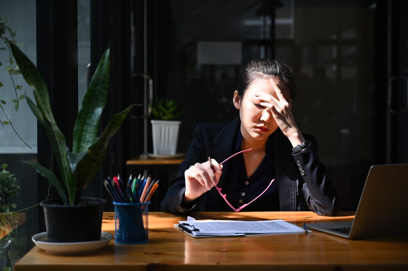 Stressed out employee.