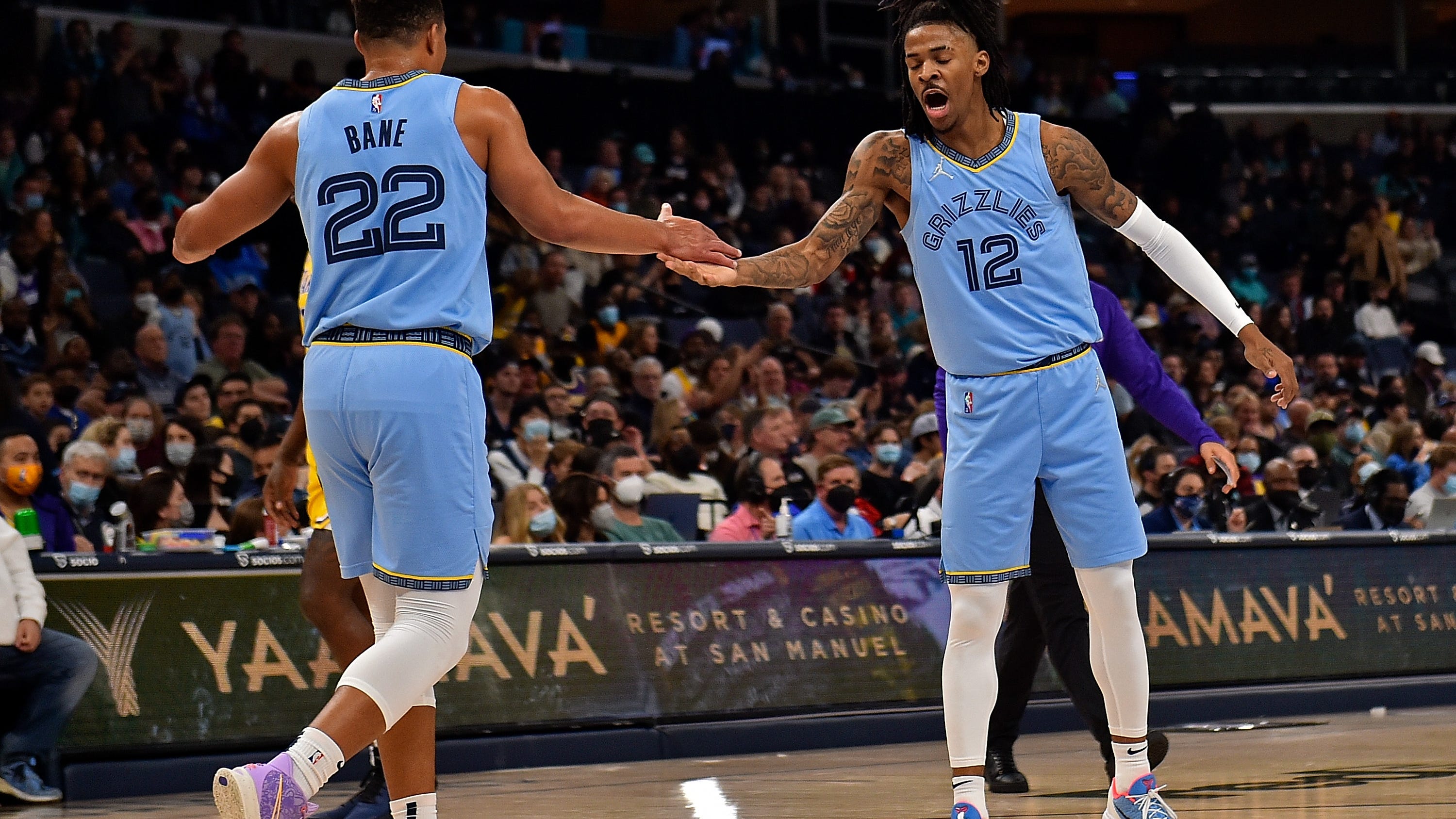 Ja Morant gifts Most Improved Player Award to teammate Desmond Bane