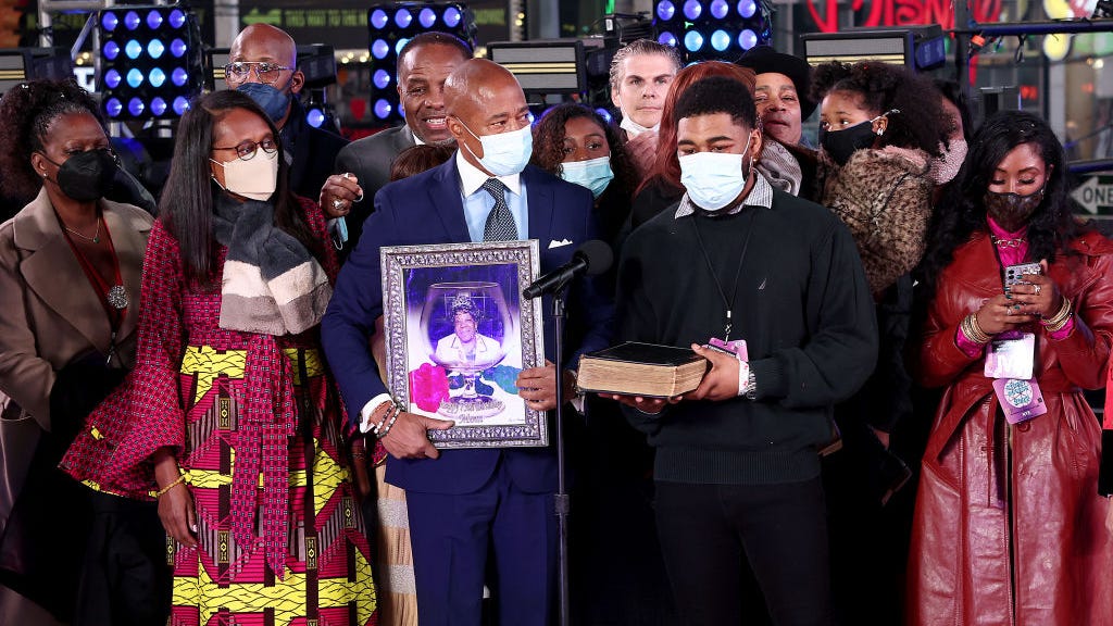 WATCH: Eric Adams sworn in as New York City mayor after ball drop