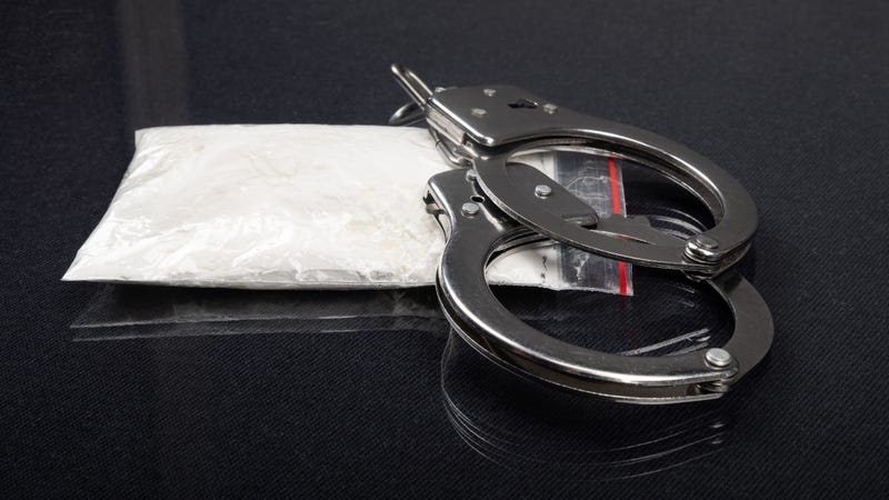 Meth and handcuffs