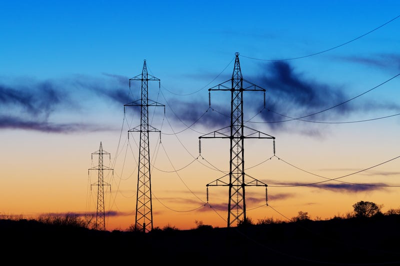 High voltage power lines