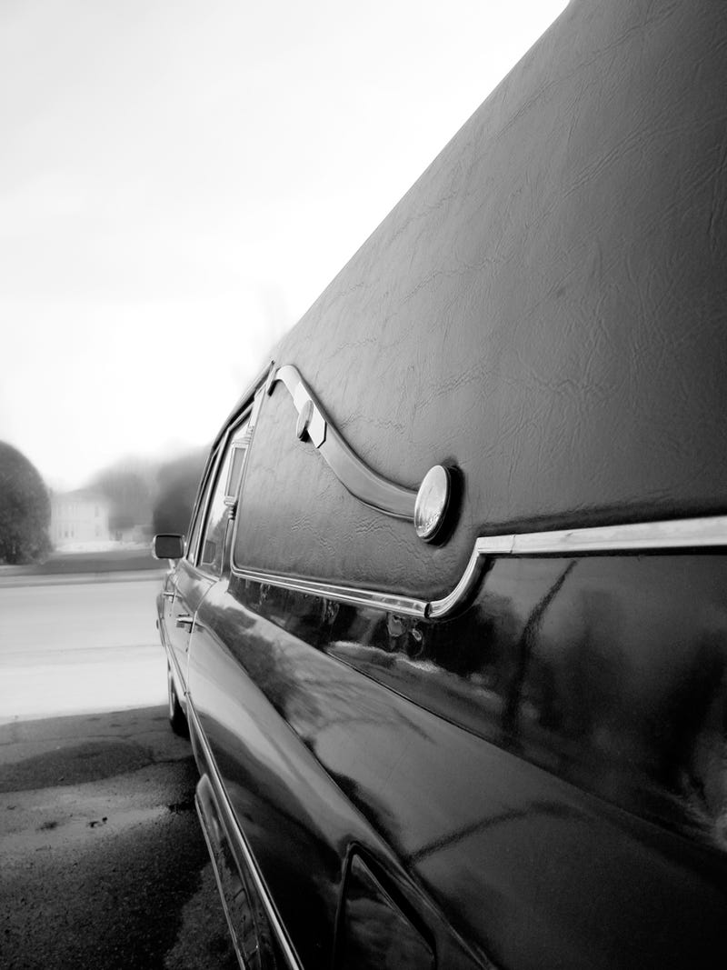 Hearse stock photo. 