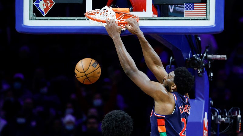 Philadelphia 76ers center Joel Embiid.