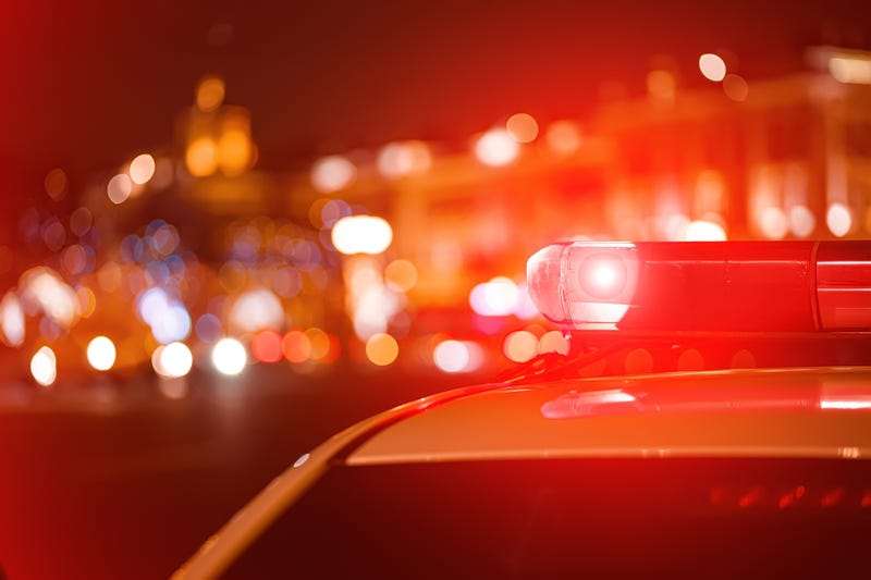 red police lights