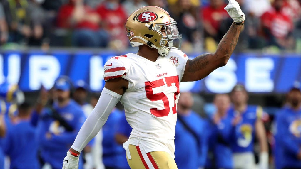 Dre Greenlaw discusses keys to 49ers-Rams NFC Championship