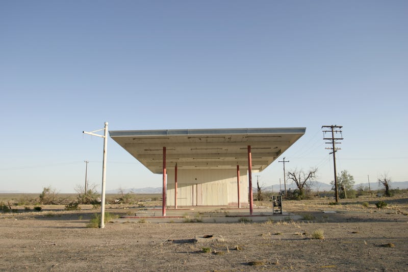 Abandoned gas station