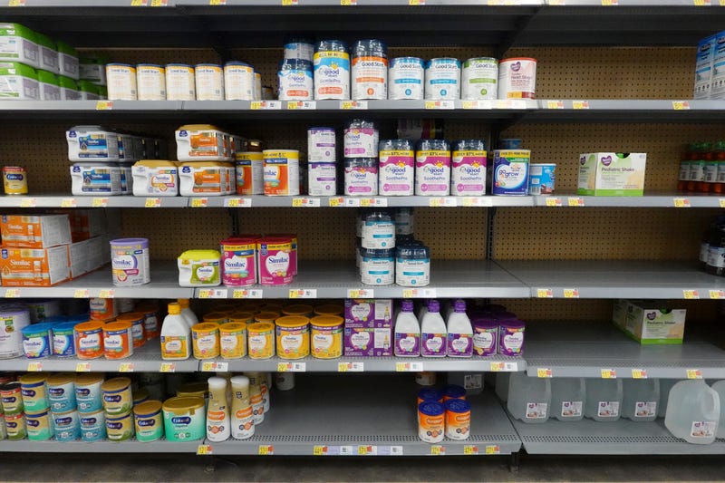 Baby formula is offered for sale at a big box store on January 13, 2022 in Chicago, Illinois.