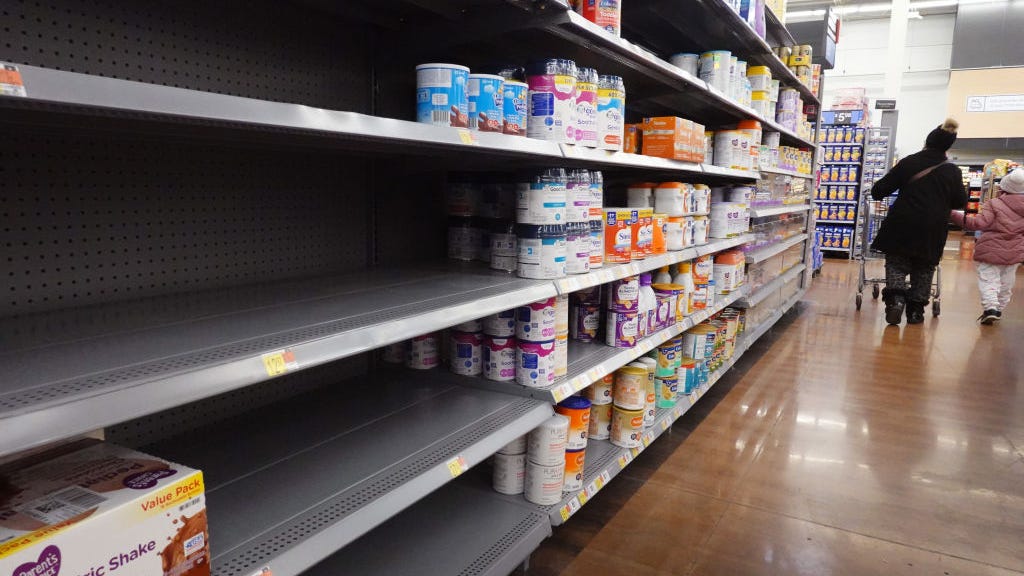 Baby formula could take 10 weeks to restock