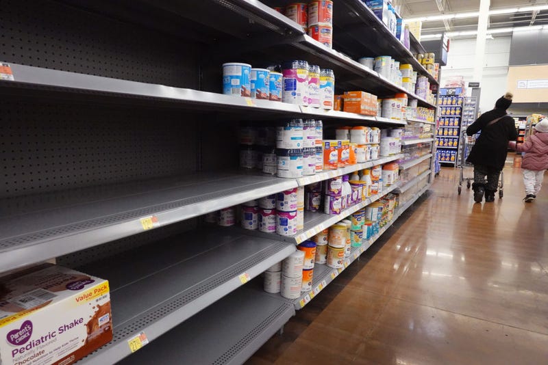 baby formula empty shelf