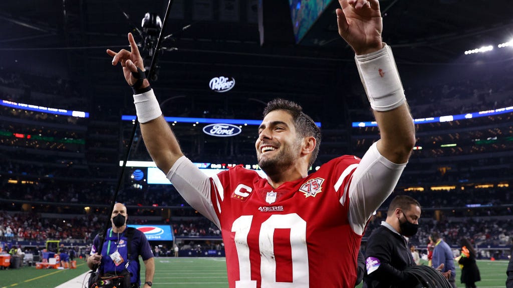 49ers top Cowboys despite Jimmy Garoppolo's disappointing outing