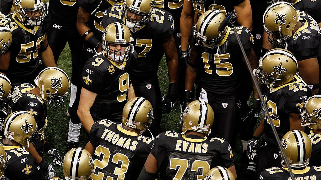 Drew Brees explains '300' origin of Saints' pregame speeches; who will fill his shoes?