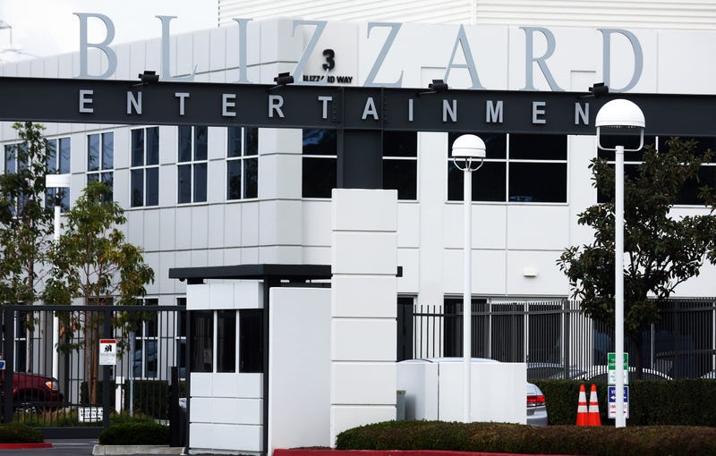 The Blizzard Entertainment campus stands on January 18, 2022 in Irvine, California. 