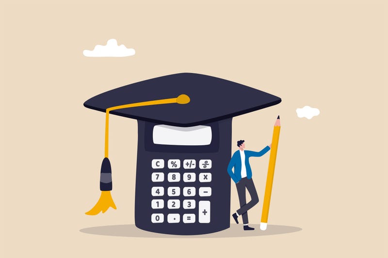 Student debt graphic.