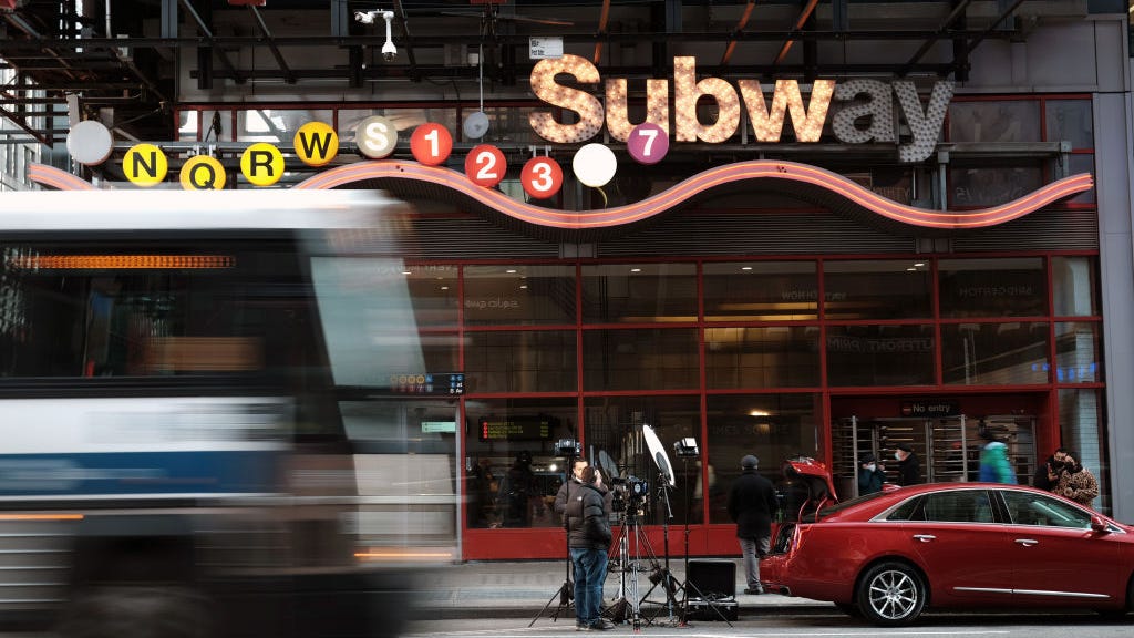 Woman busted with drug bag in Times Square subway