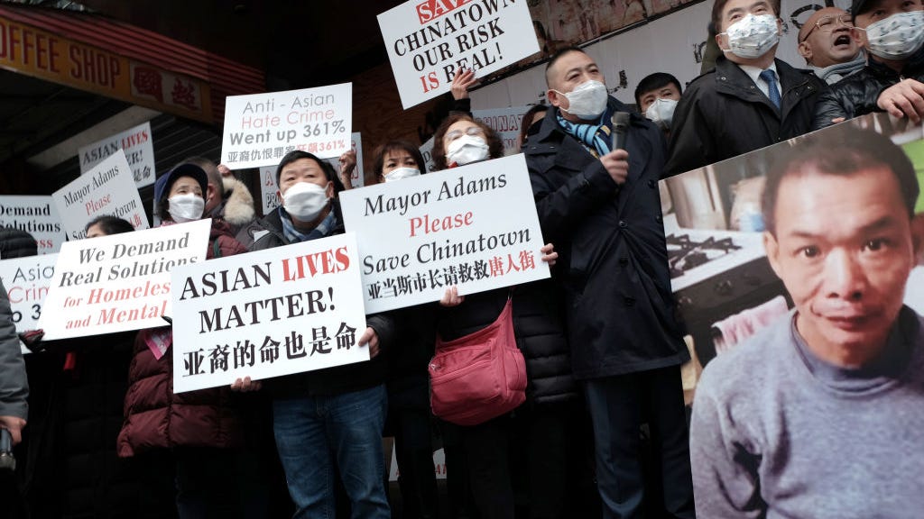 Man charged with murder as a hate crime for fatal NYC attack of Chinese immigrant: DA