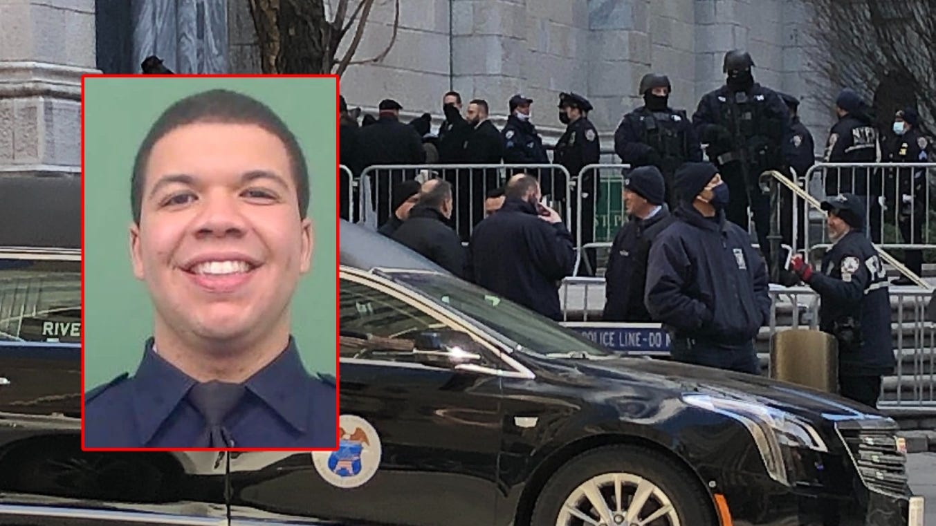 PHOTOS: Fallen officer Jason Rivera honored at wake; Hochul orders flags at half-staff