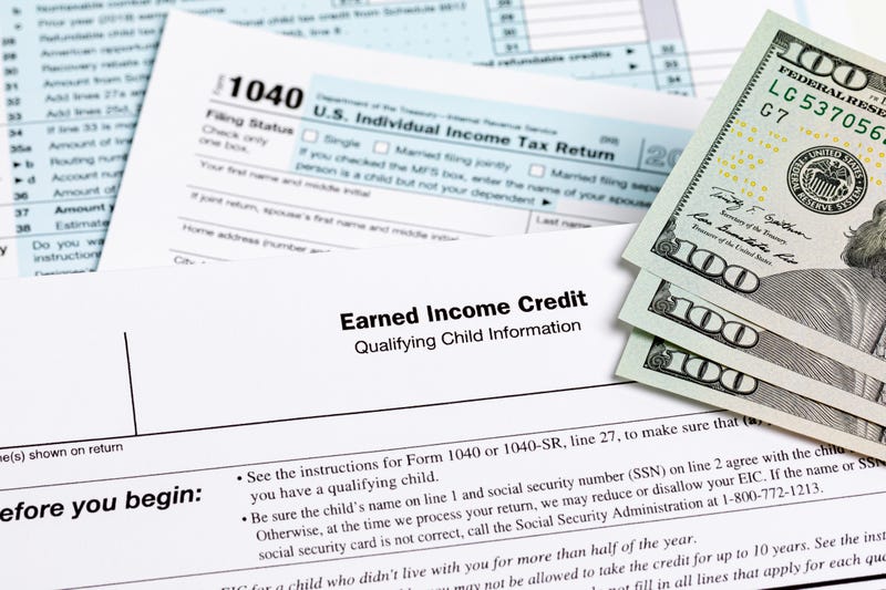 A tax form for the EITC.