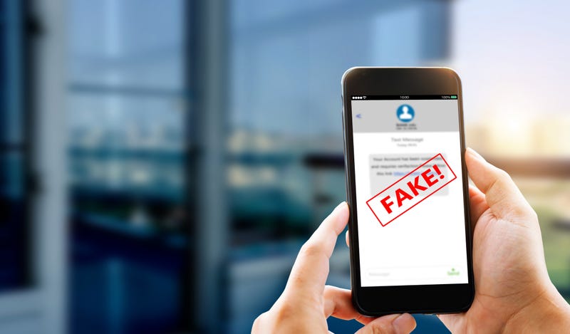 Phone text scam
