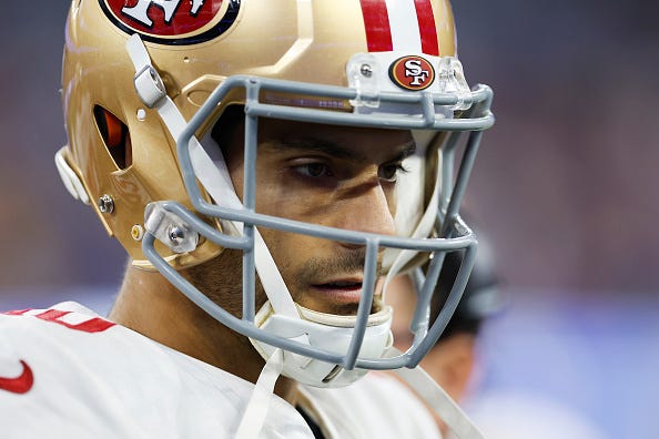 Jimmy Garoppolo is the No. 28 quarterback for the 2022 NFL season. 
