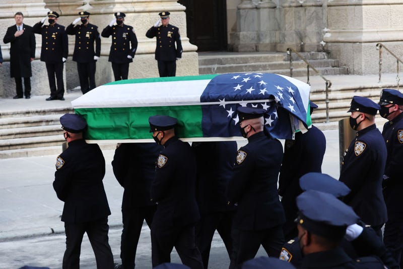 wake for NYPD officer Wilbert Mora