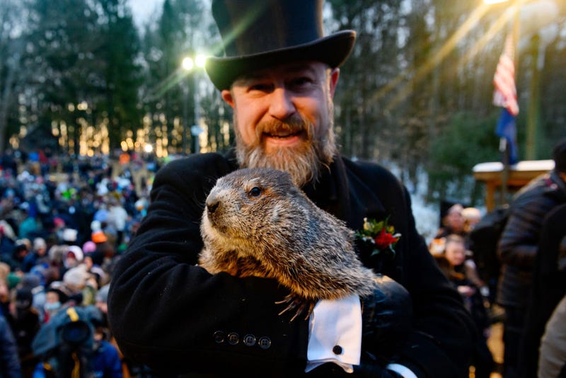 Groundhog in Pennsylvania sees its shadow