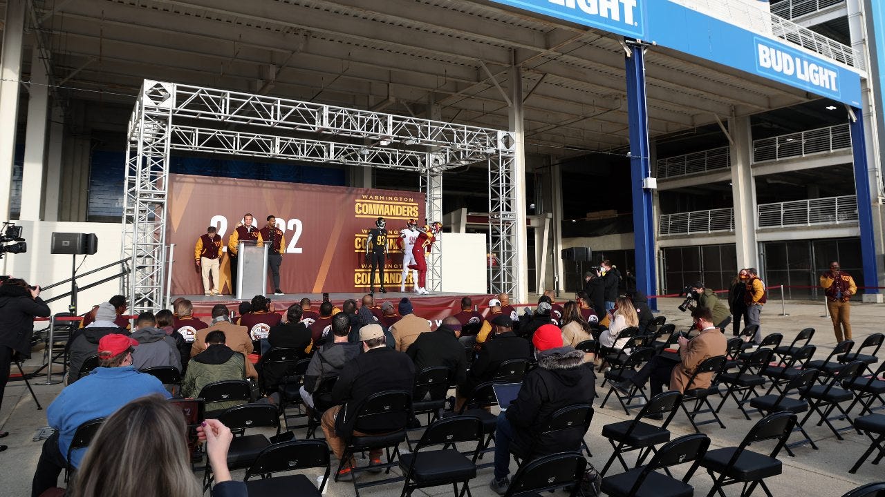 Branding expert’s grade for Commanders name unveiling: ‘F’