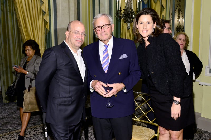 Jeff Zucker, Tom Brokaw and Allison Gollust attend Reporters Committee for Freedom of the Press 2016 Freedom of the Press Awards at The Pierre on May 17, 2016 in New York City.