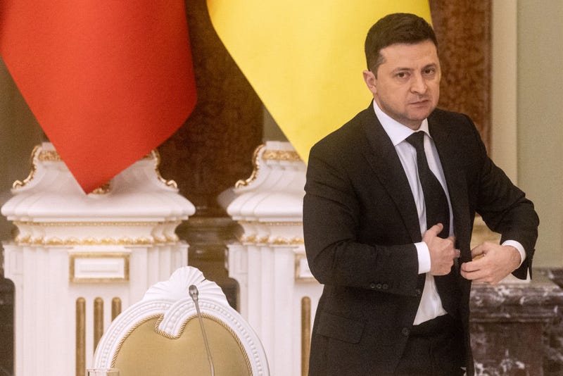 Ukrainian President Volodymyr Zelensky
