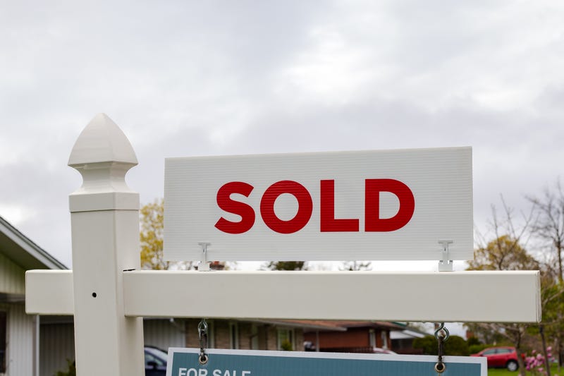 Sold sign house for sale