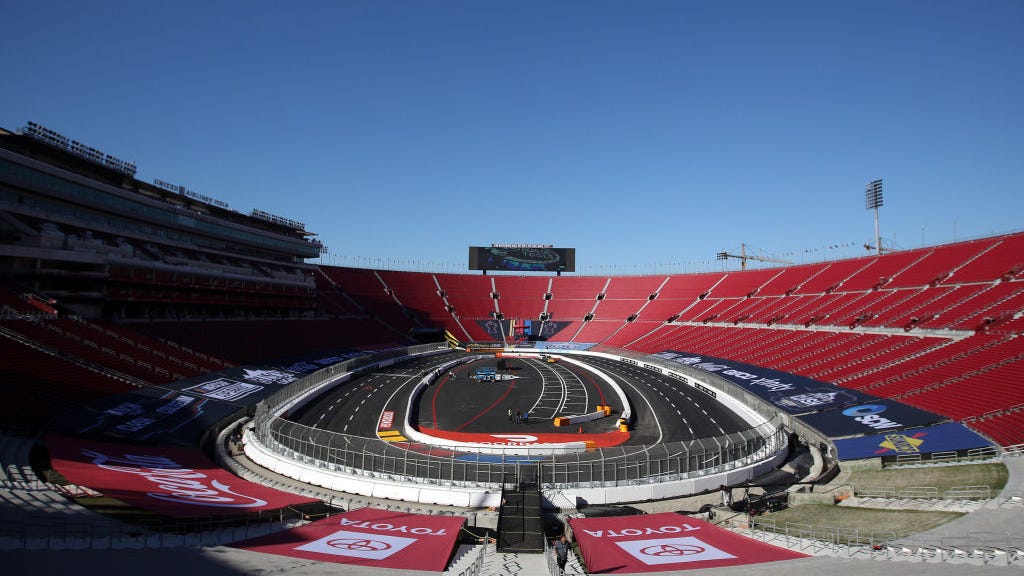 NASCAR comes to L.A. Coliseum with 'Busch Light Clash'